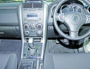 The Suzuki's five-speed gearbox is well mated to the powerful diesel engine. 